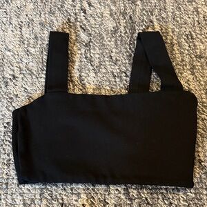 Black Crop Top by SPRWMN